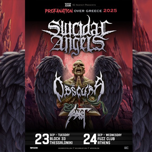  ATH | Suicidal Angels/Obscura/Sadist  